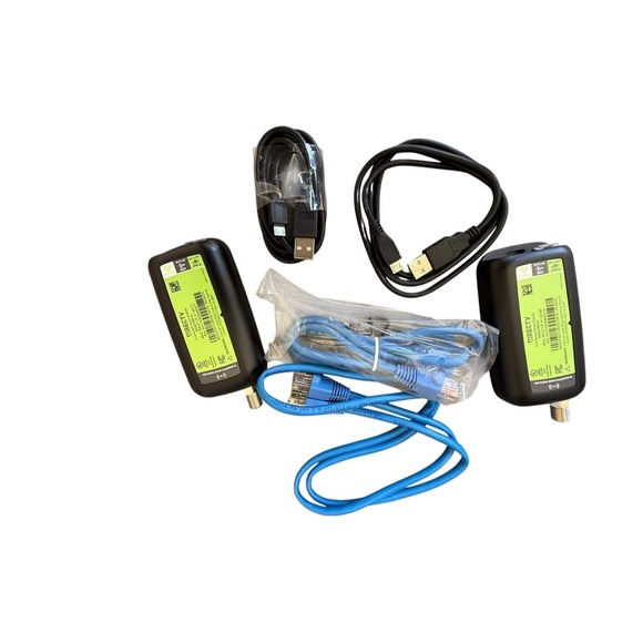 DIRECTV DCAU1R0-01 Ethernet Coax USB Home Adapter Kit w/ Cable &‎ Power Supply - Picture 1 of 8
